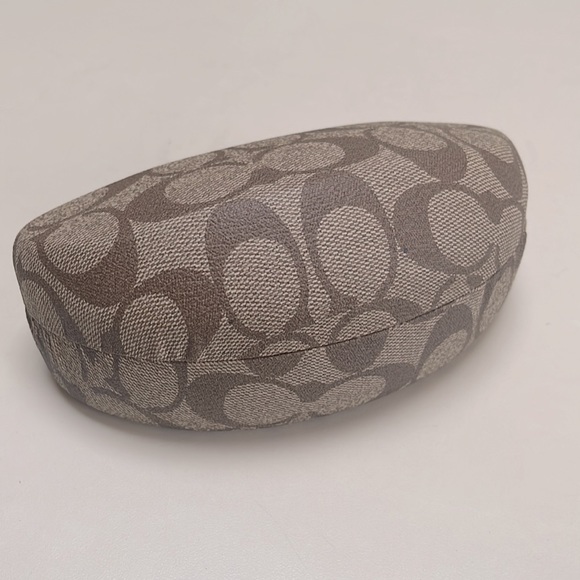 COACH Sunglasses Case + Cleaning Cloth in Signature C Print (no sunglasses) EUC - Picture 5 of 7